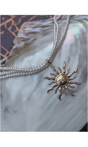 Collier Soleil Nacré
