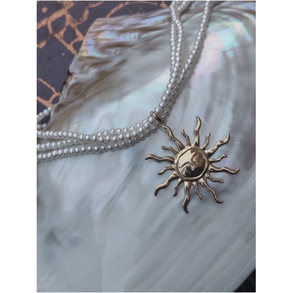 Collier Soleil Nacré