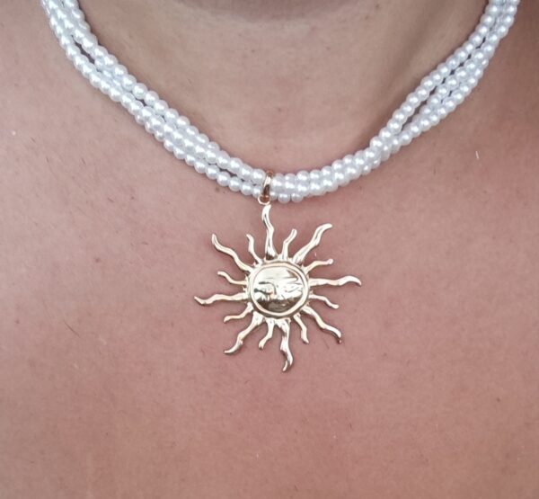 Collier Soleil Nacré