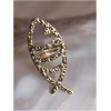 Bague poisson martelé
