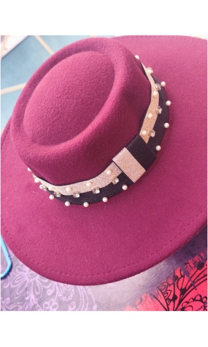 Chapeau prune diams