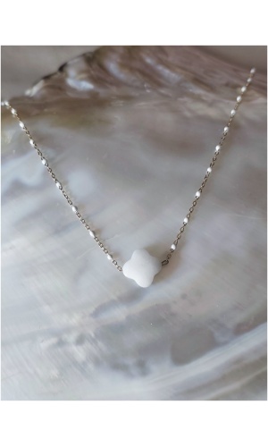 Collier pépite perlé