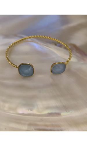 Bracelet jonc carré