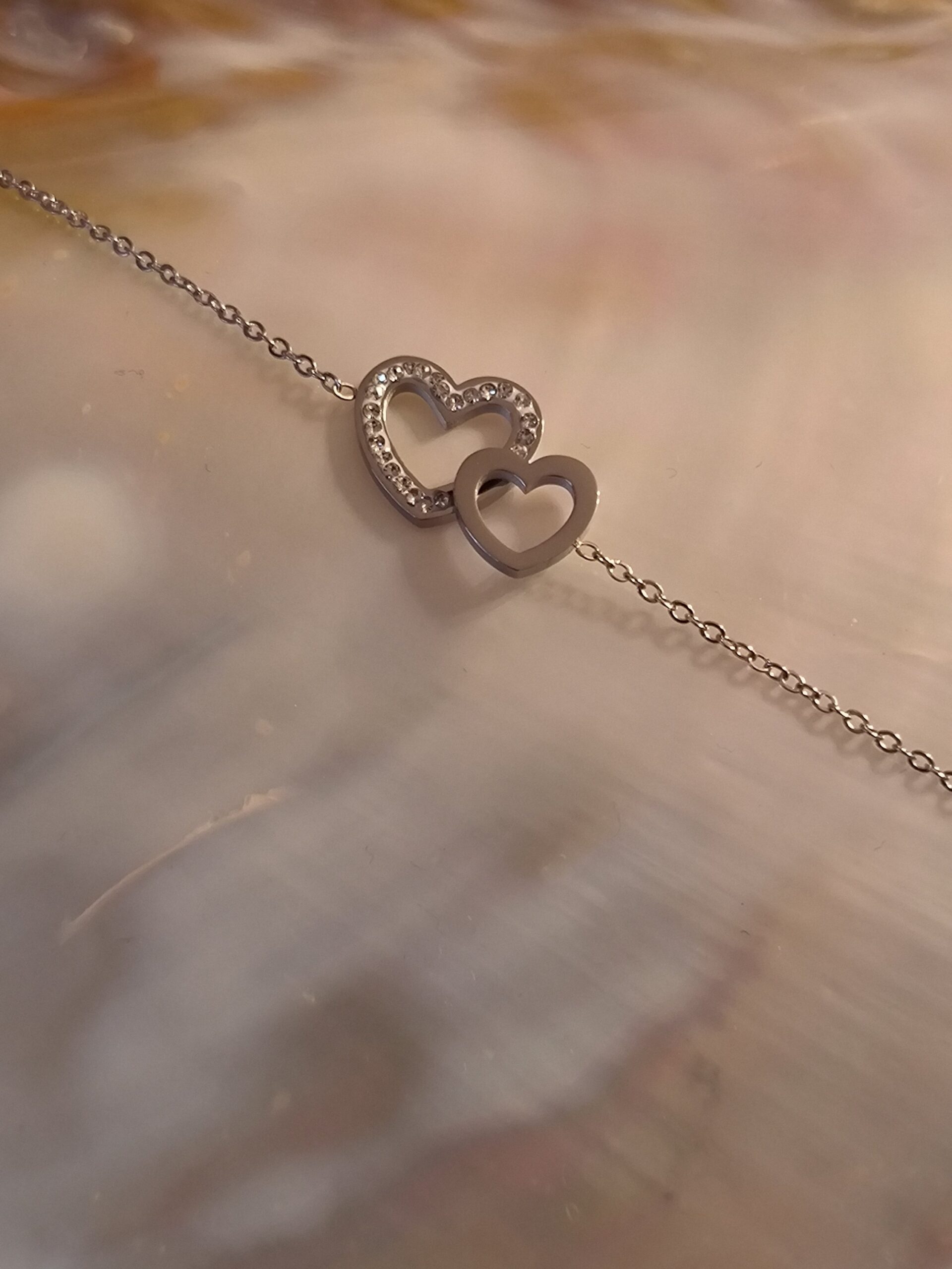 Bracelet 2 coeur