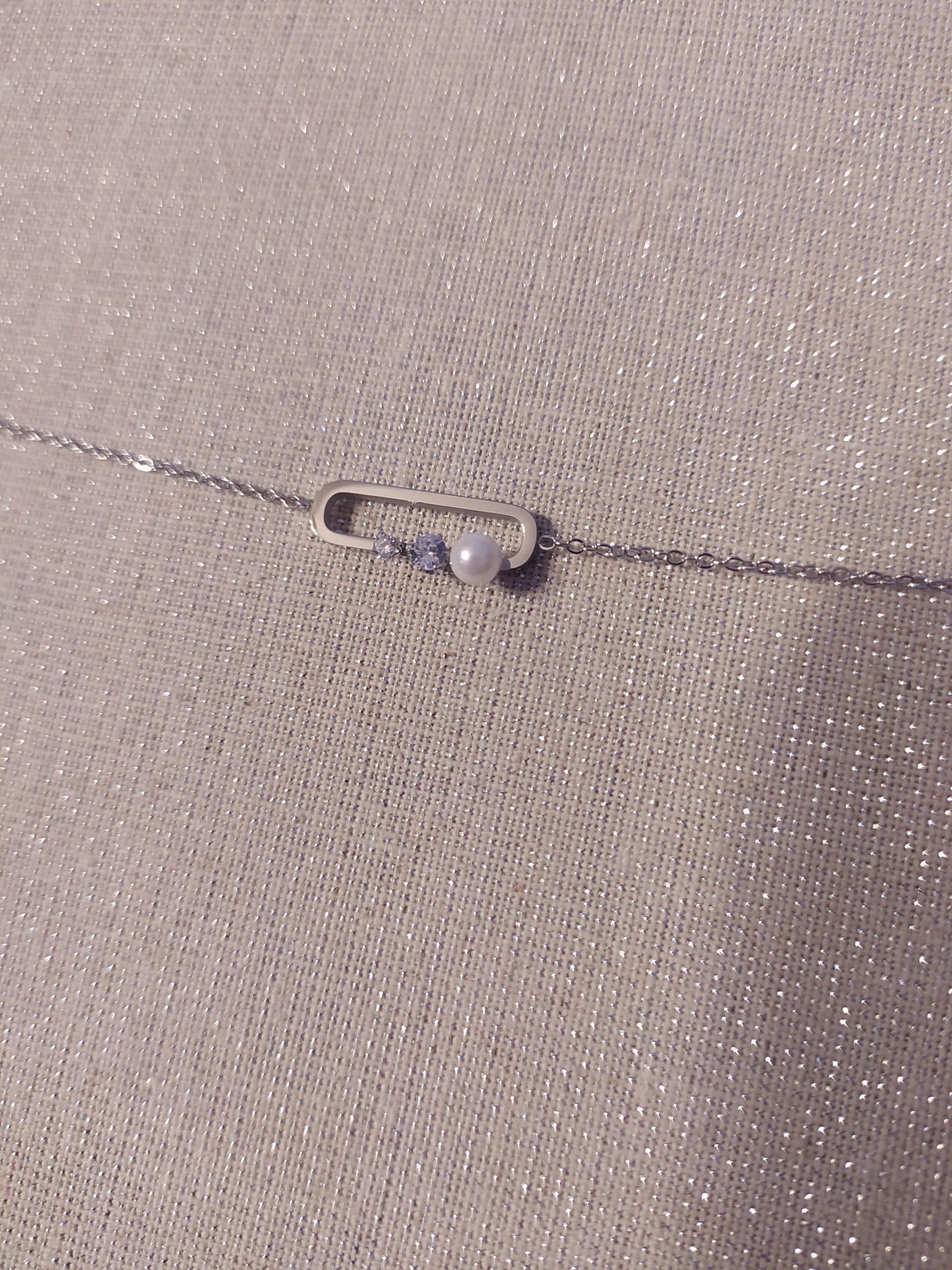 Bracelet cylindre perle
