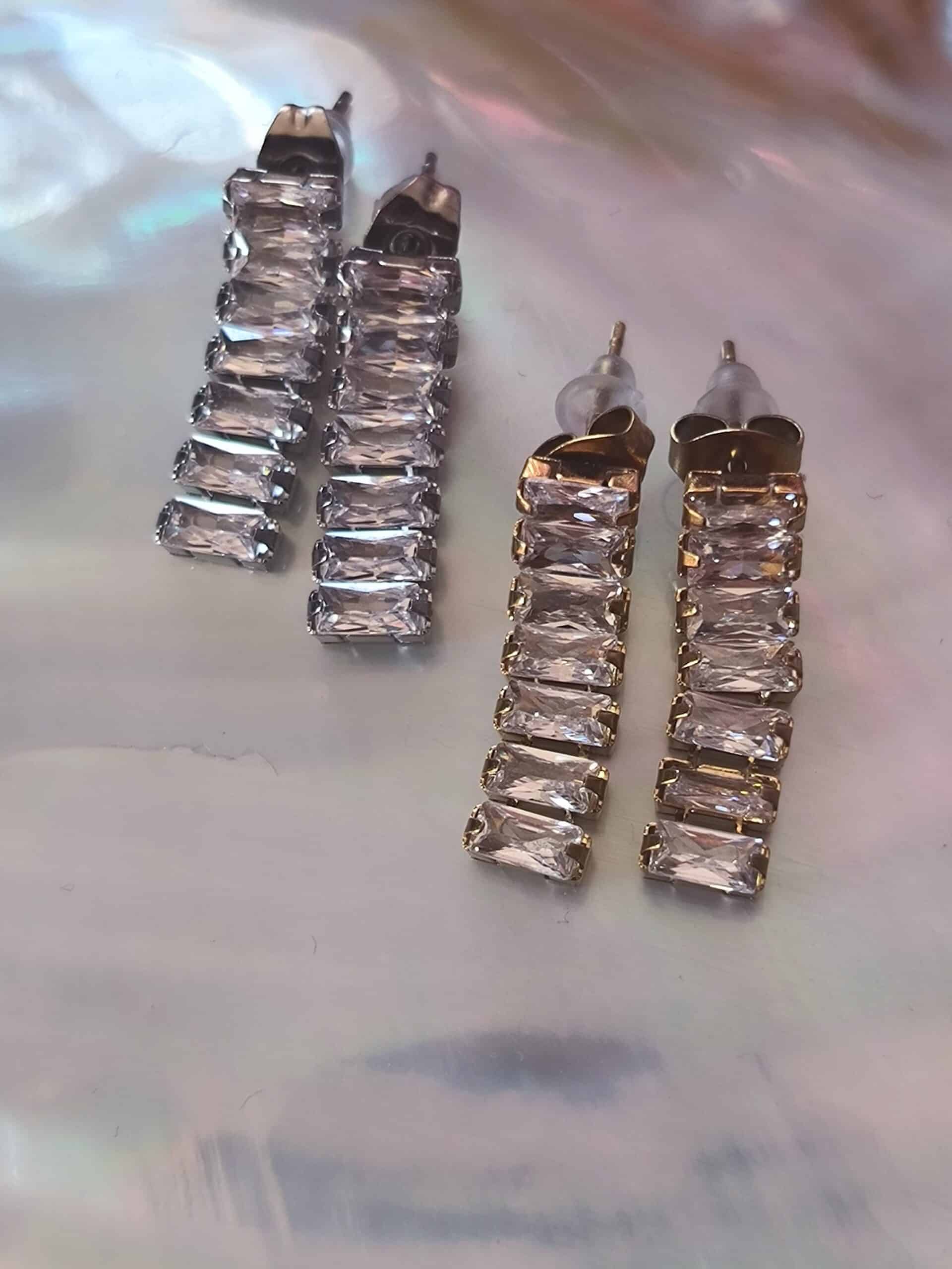 Boucle d'oreille diamant