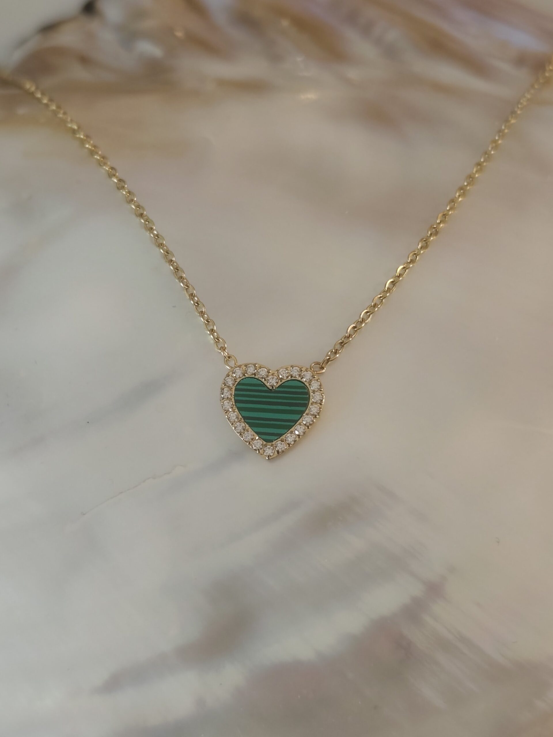 Collier Coeur diams