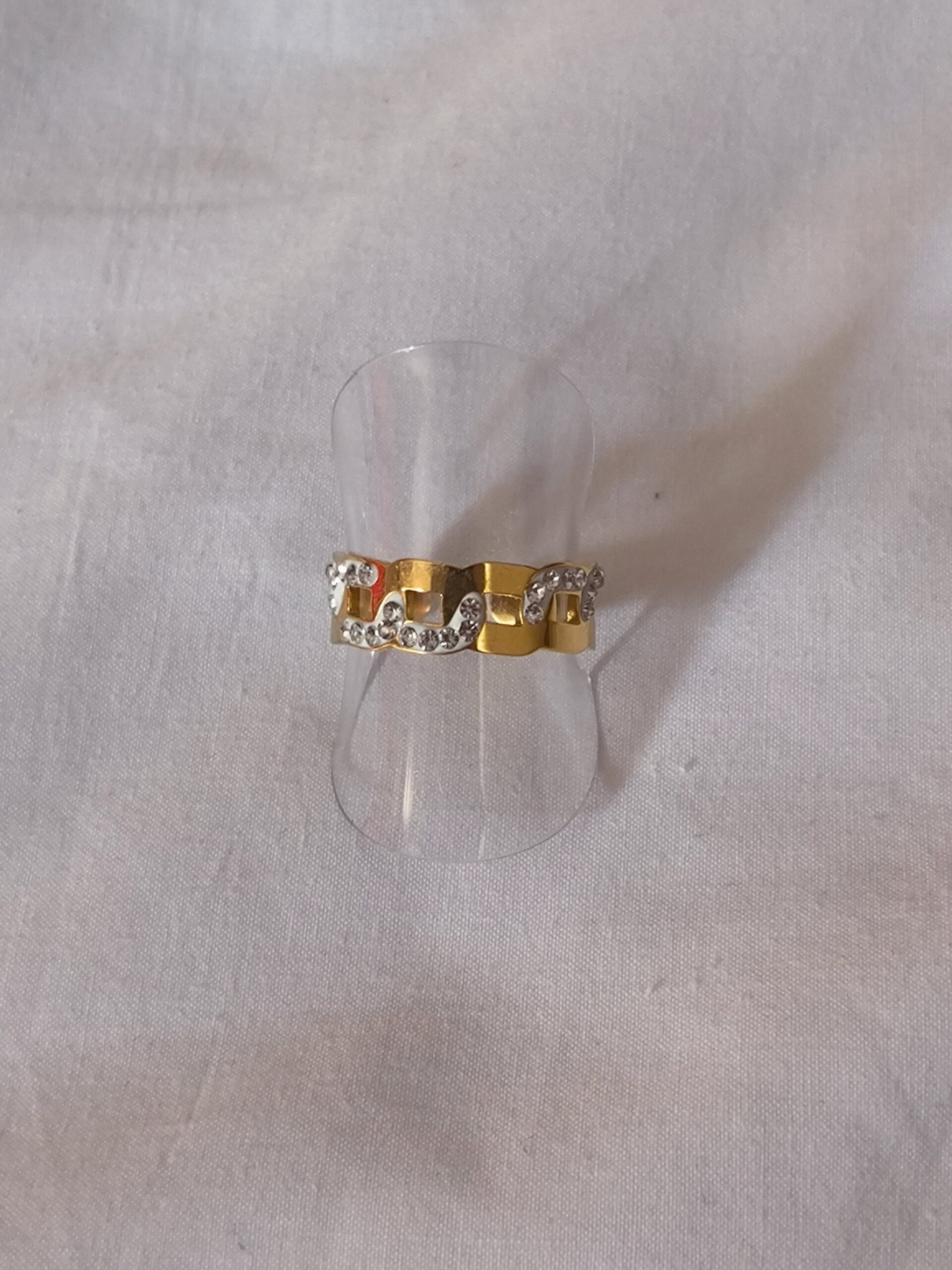 Bague chaine diam's