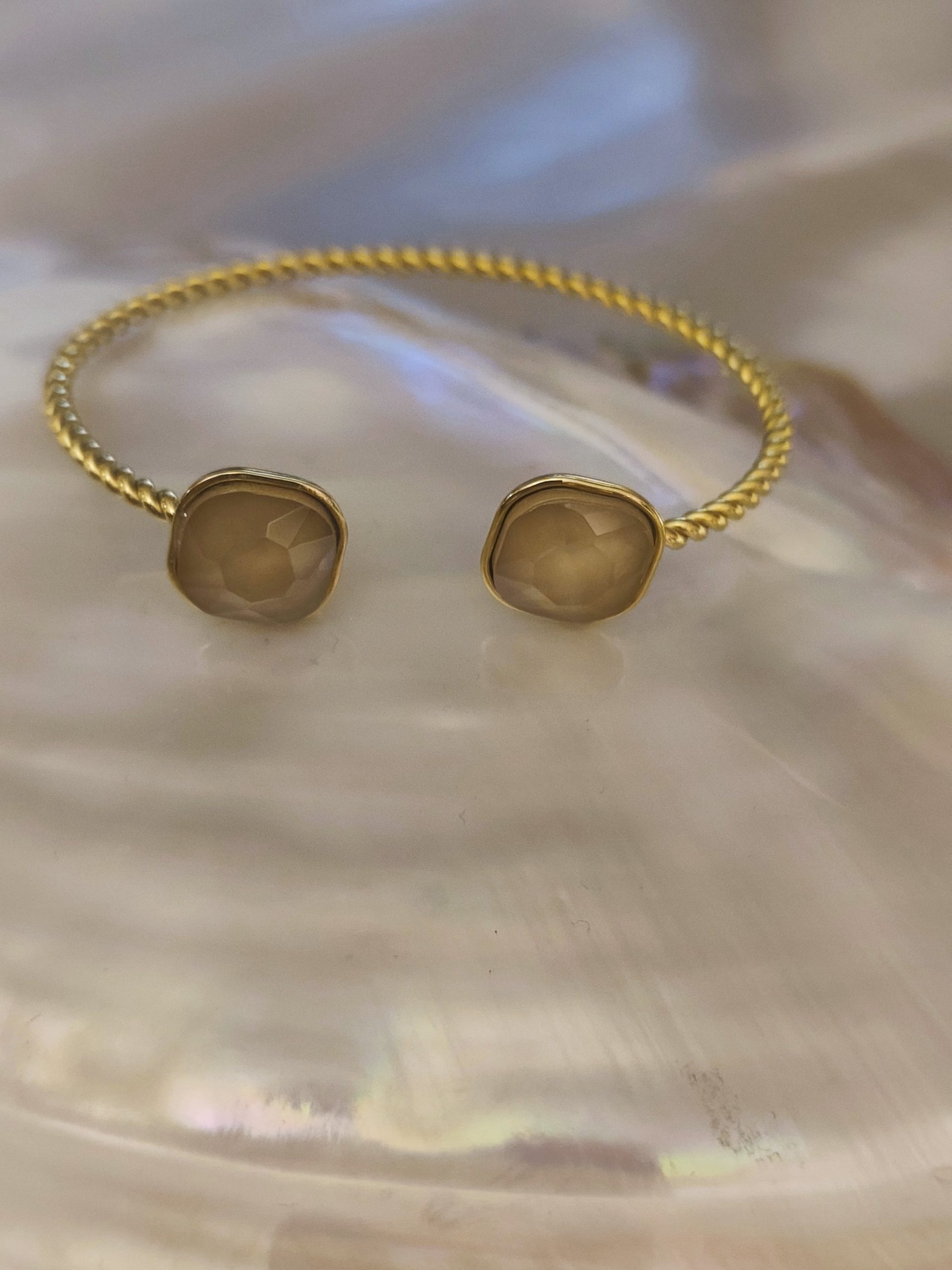 Bracelet jonc carré