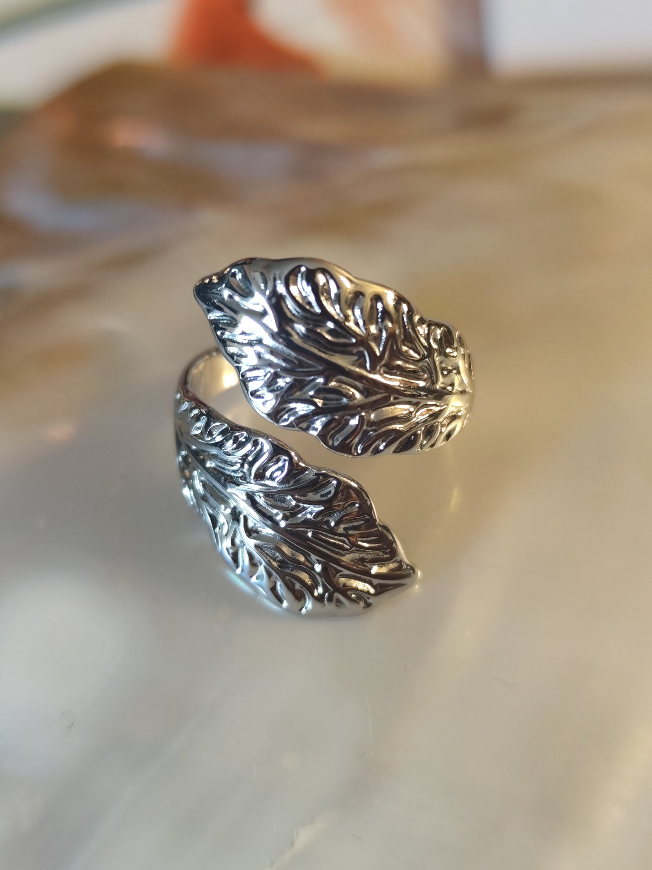 Bague feuille