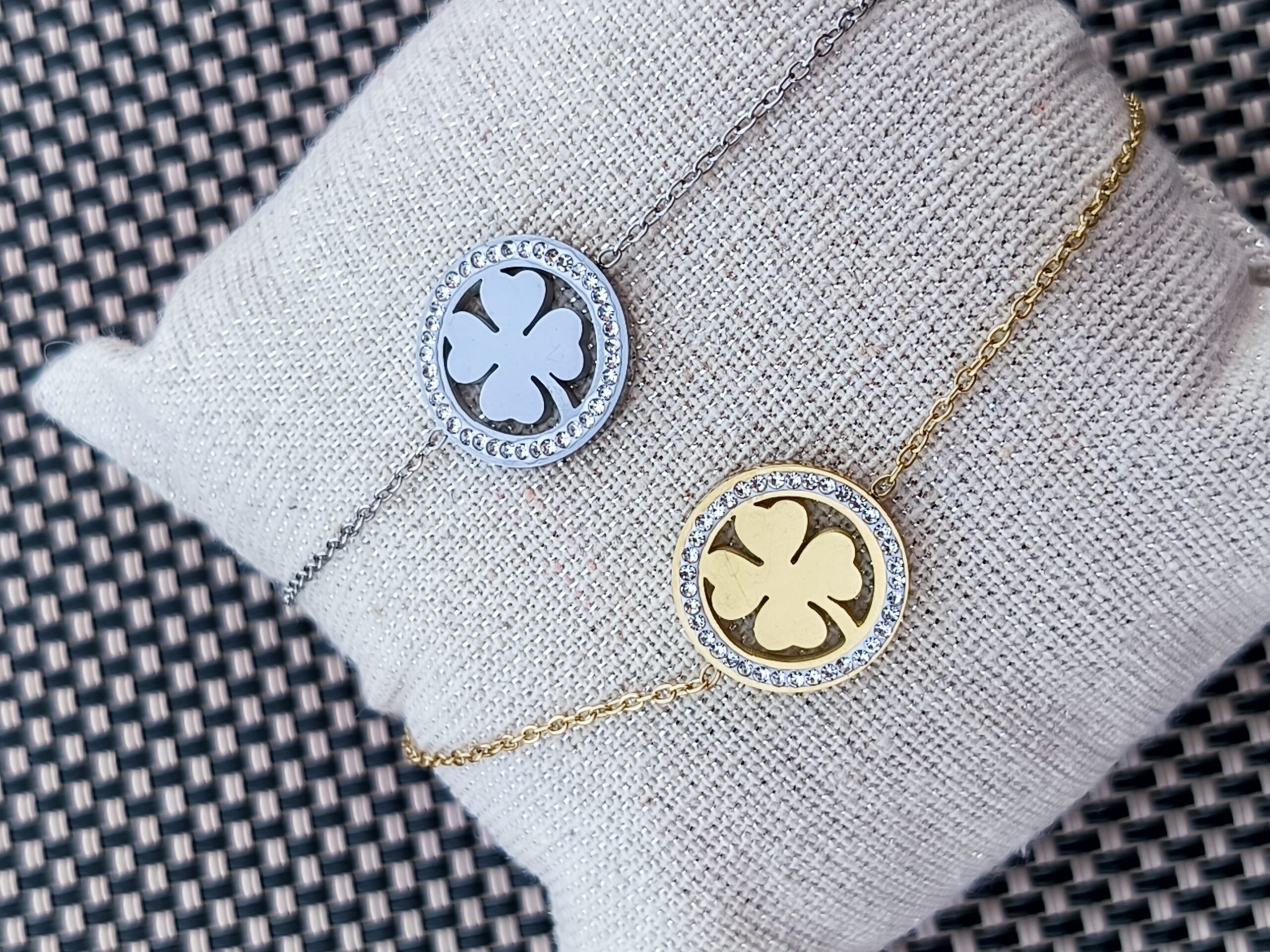 Bracelet "Cercle de trèfle"