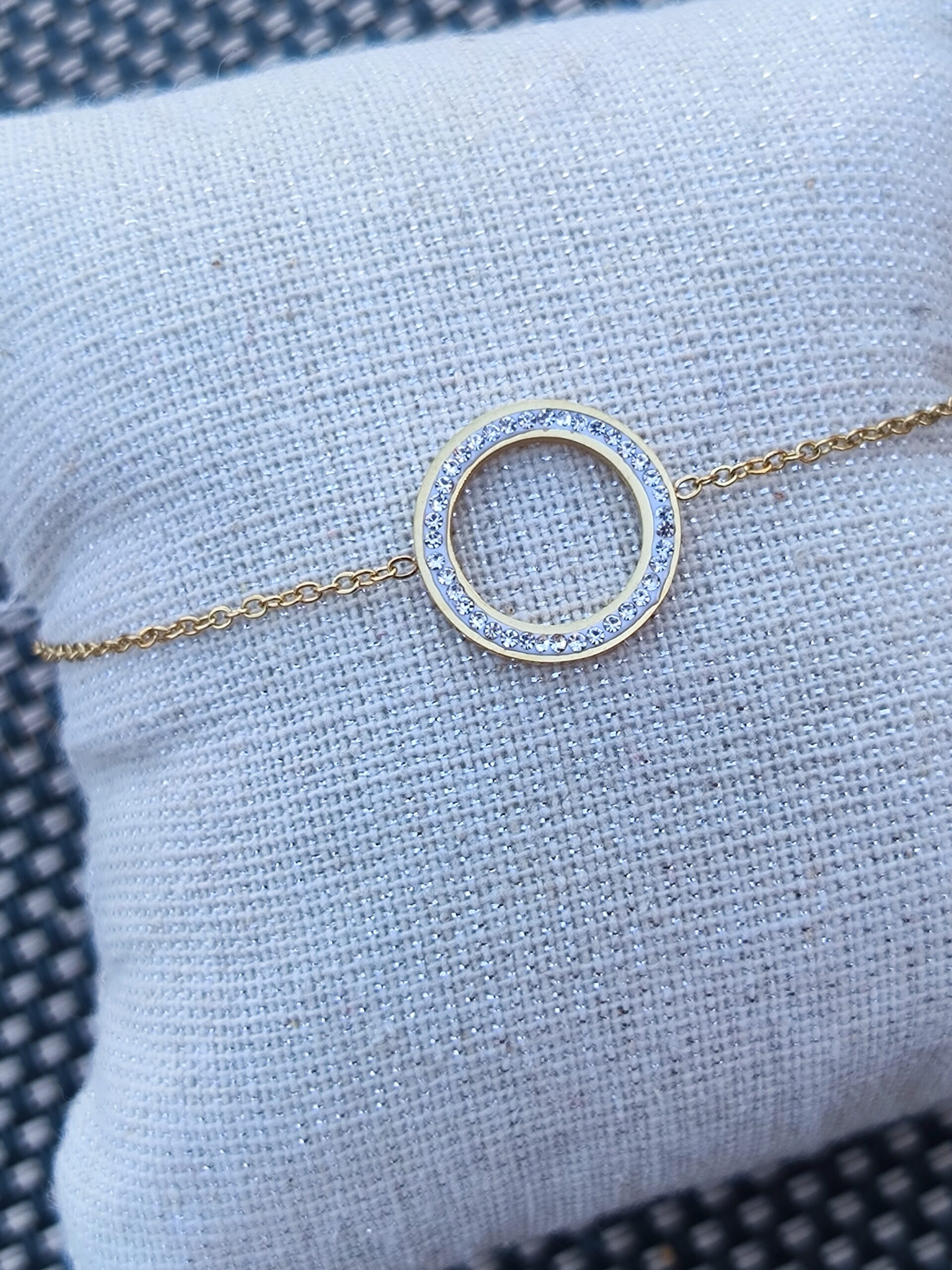 Bracelet "Cercle de diamant"