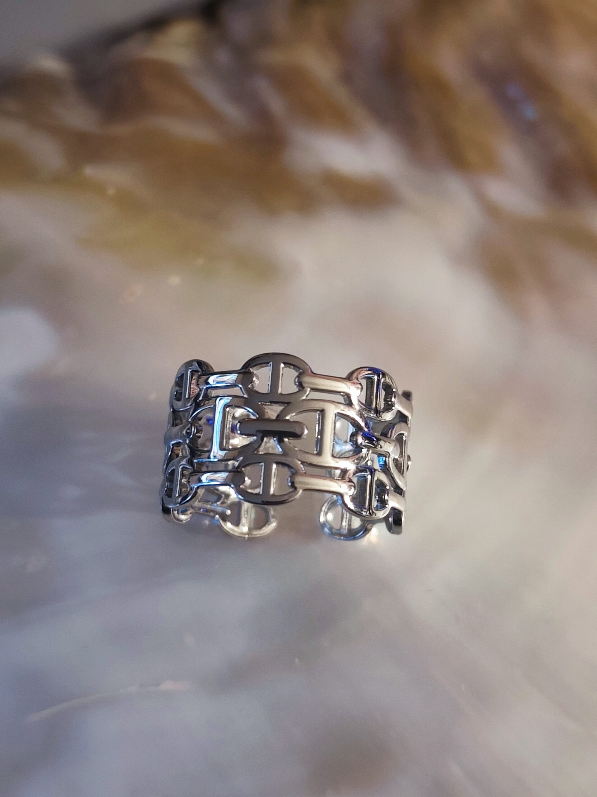 Bague multi ovale