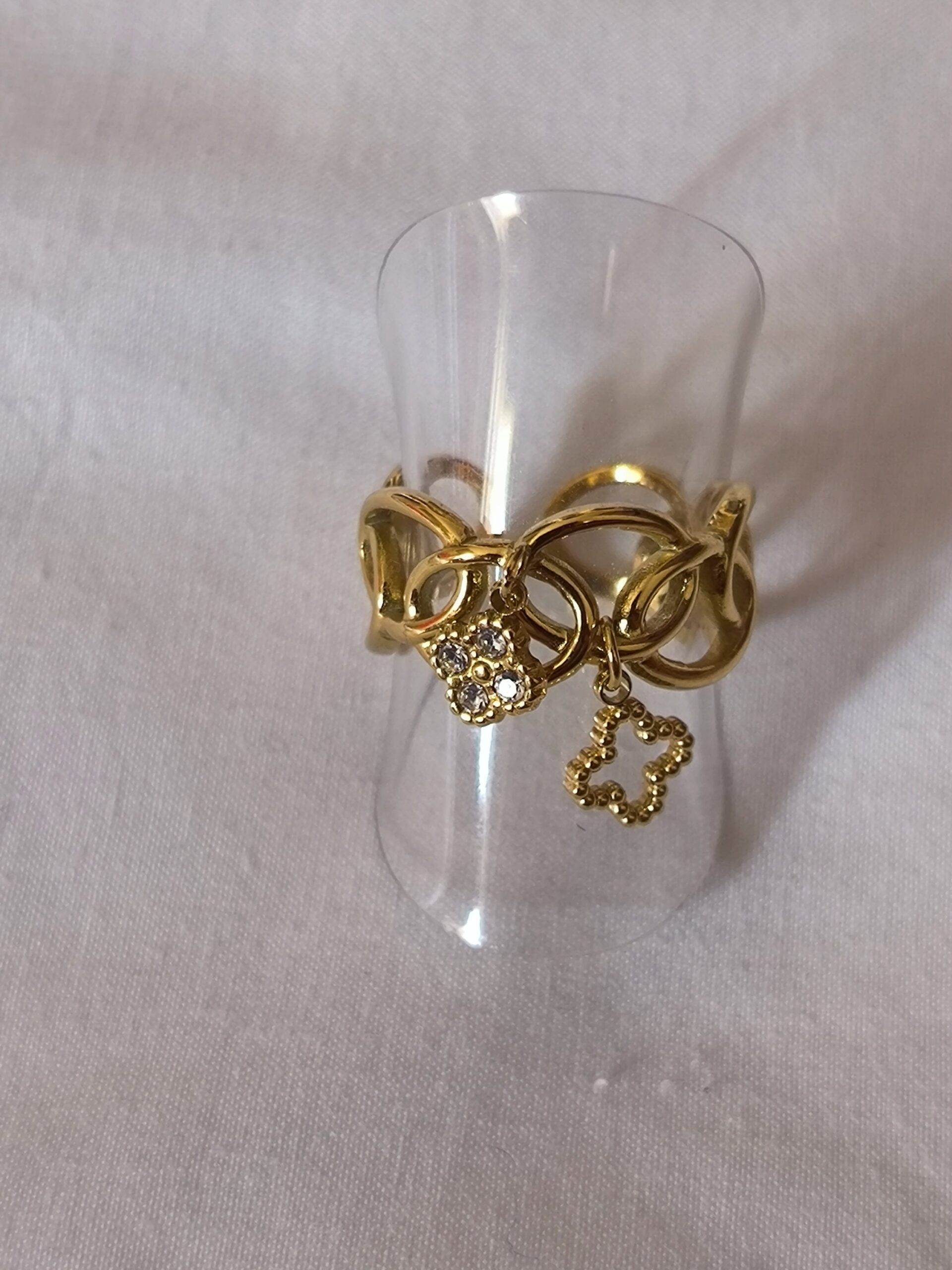 Bague breloque pépite
