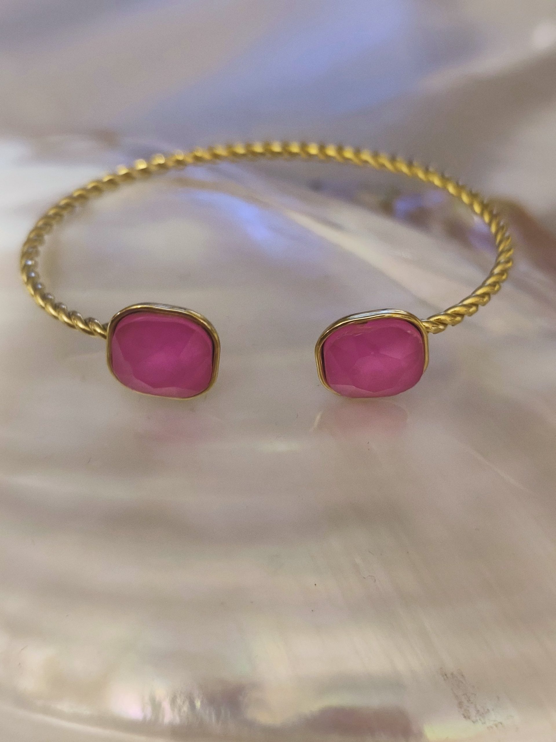 Bracelet jonc carré