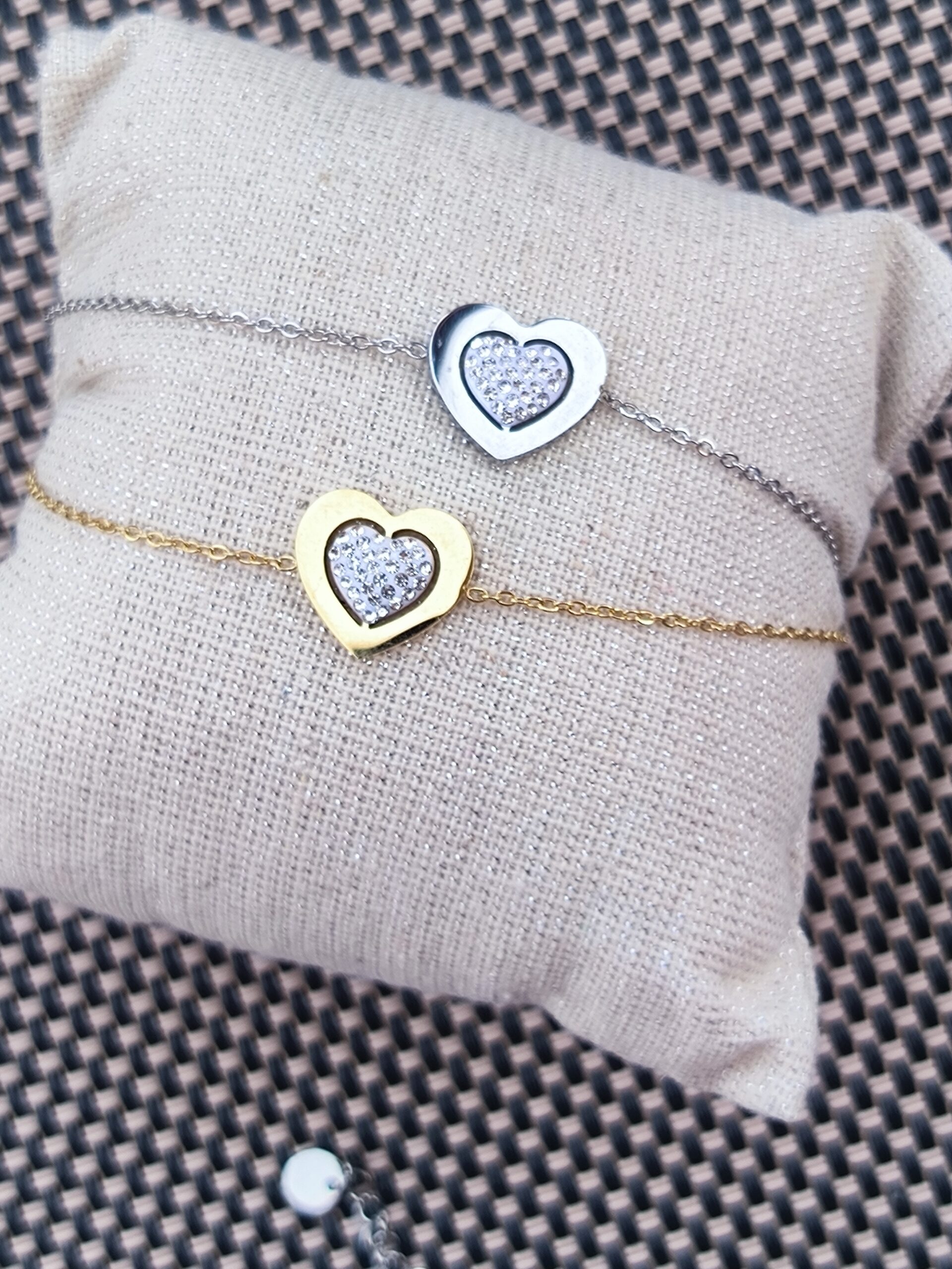 Bracelet coeur ptit diams