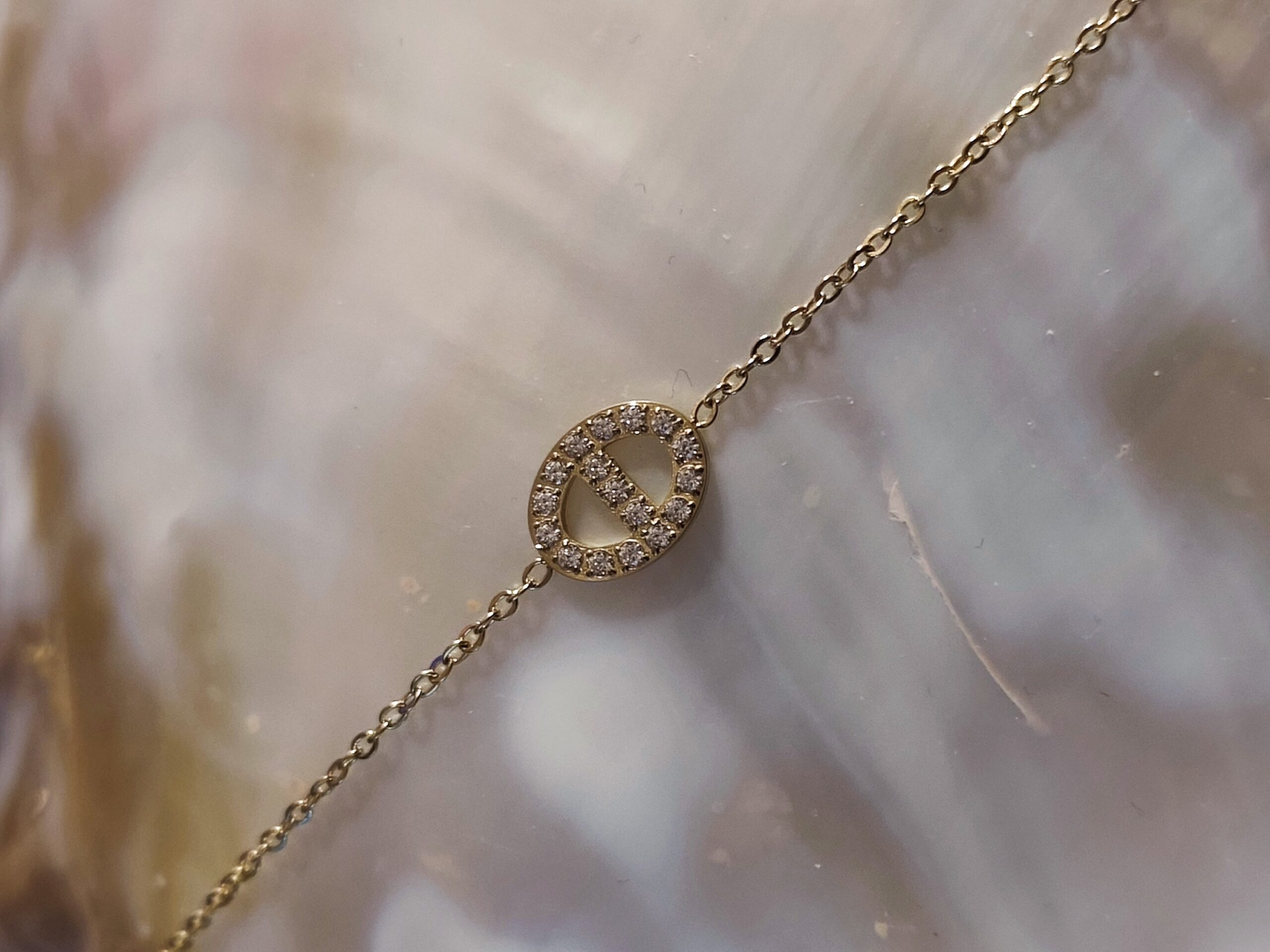 Bracelet Ovale zirco