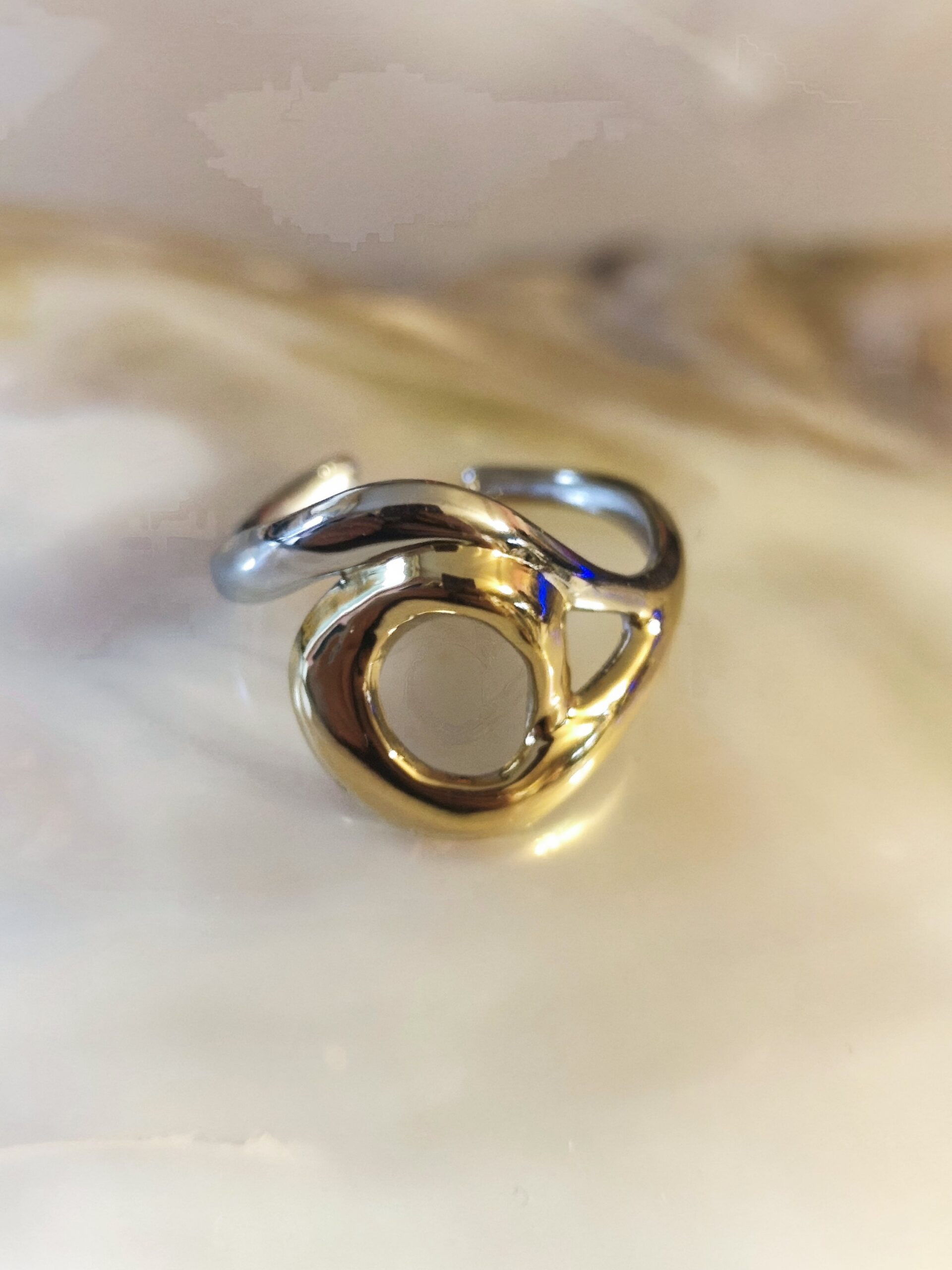 Bague bicolor