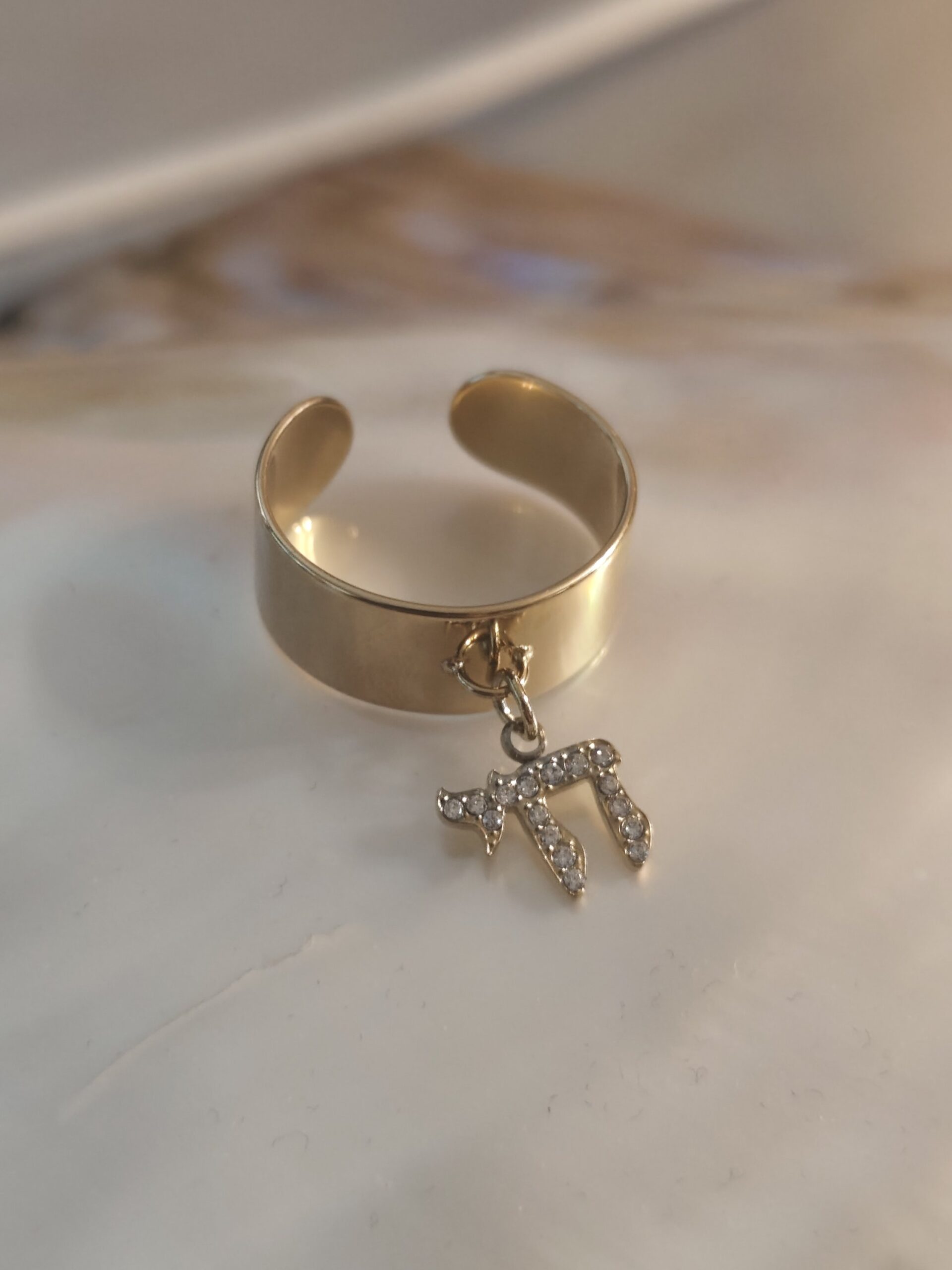 Bague Hai breloque diams