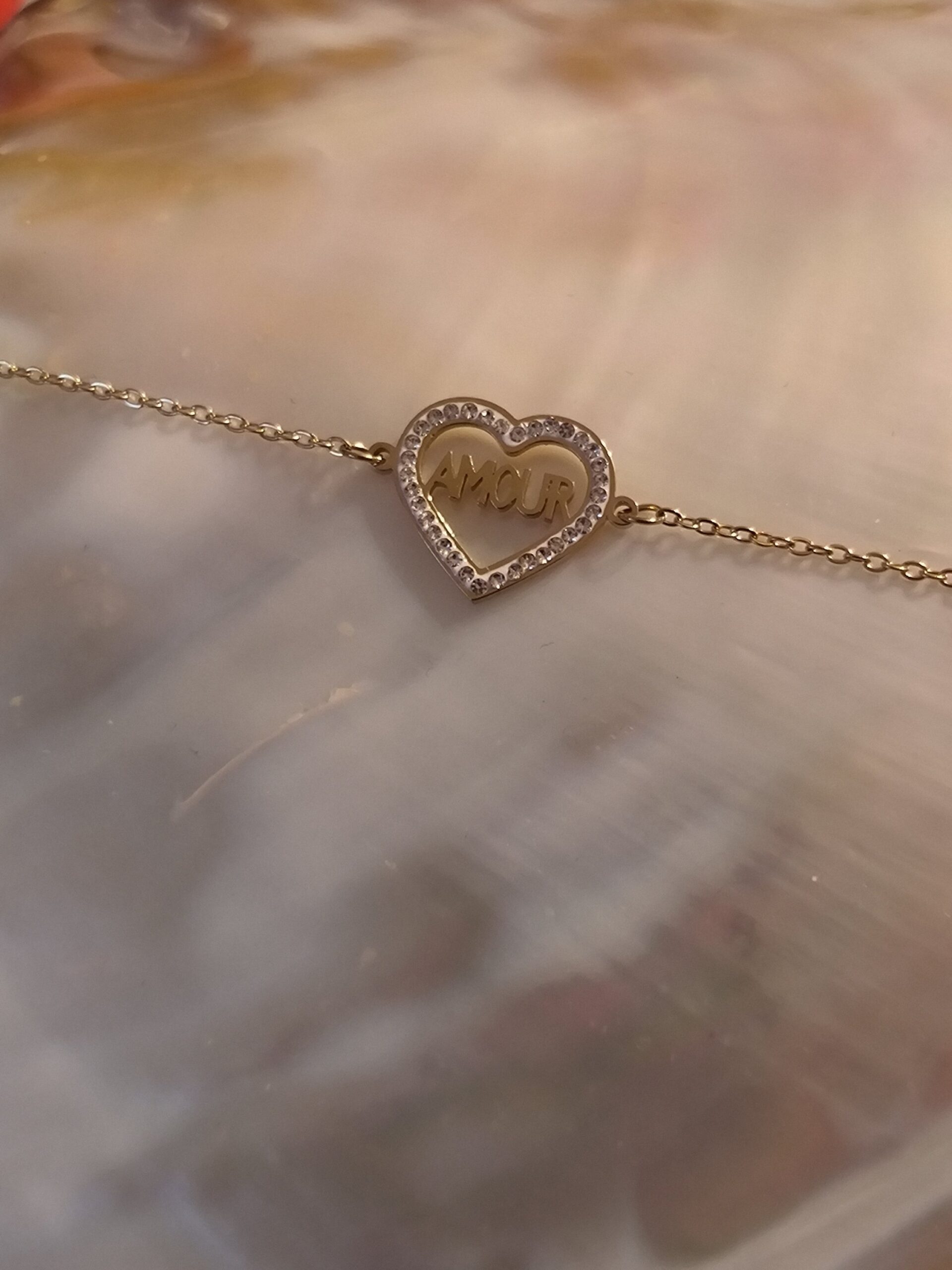 Bracelet coeur amour ❤️