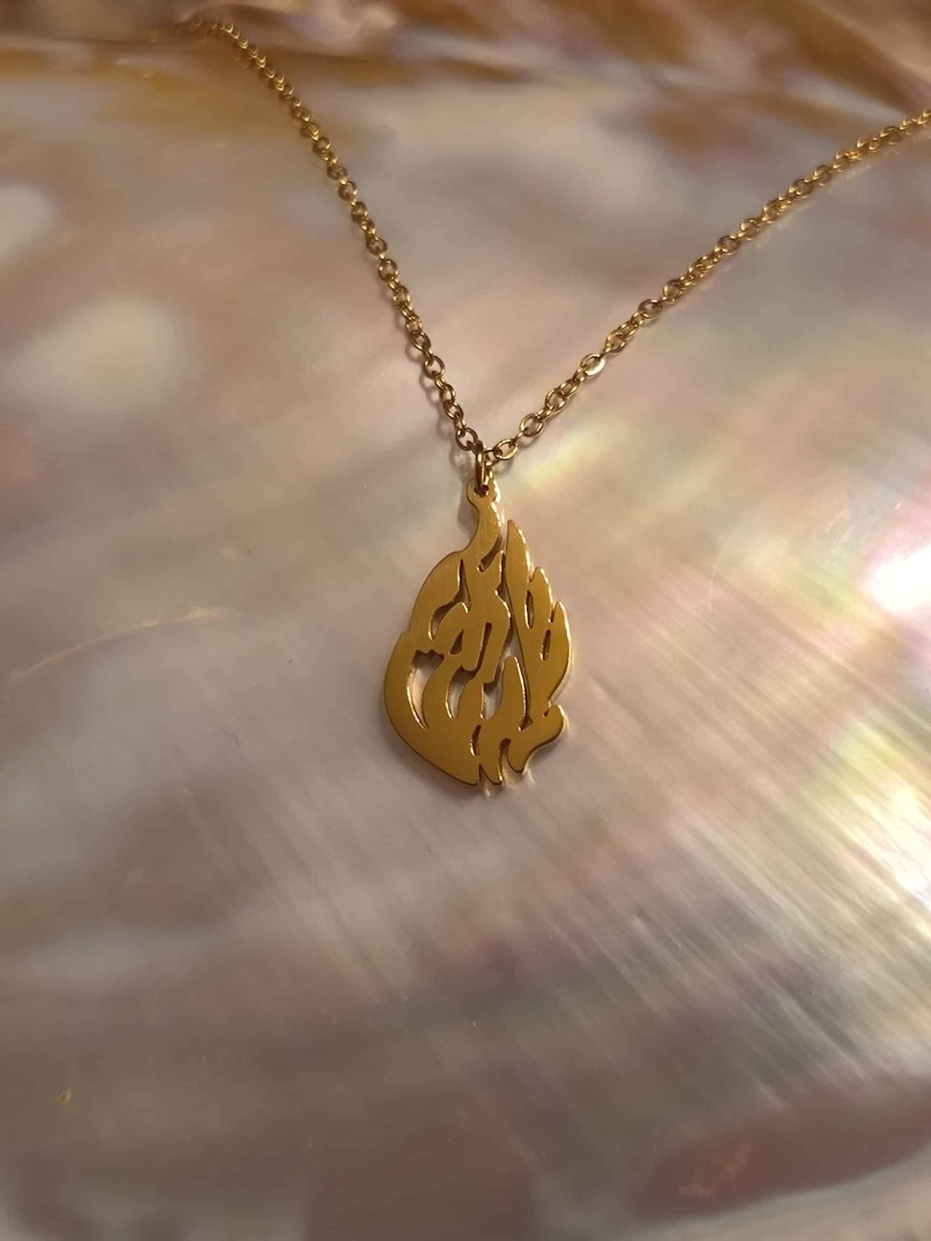 Collier flamme Nahman