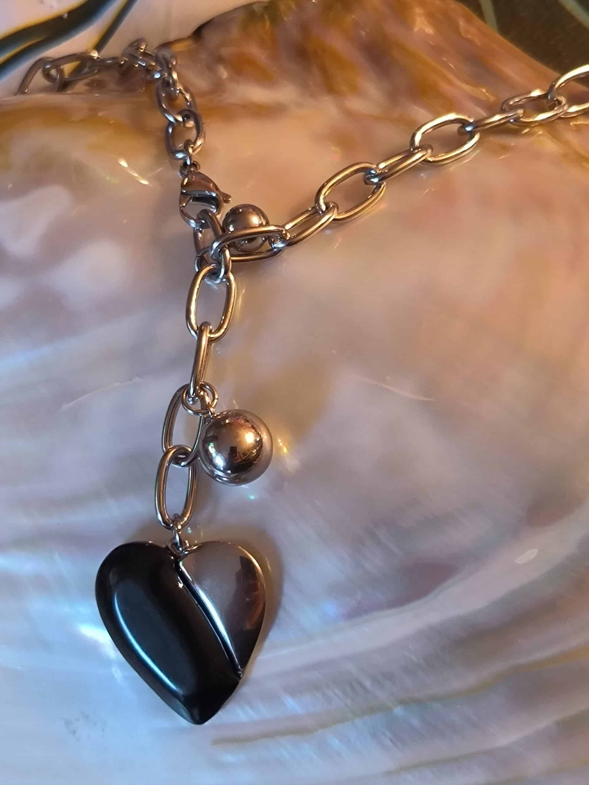 Collier pendentif coeur