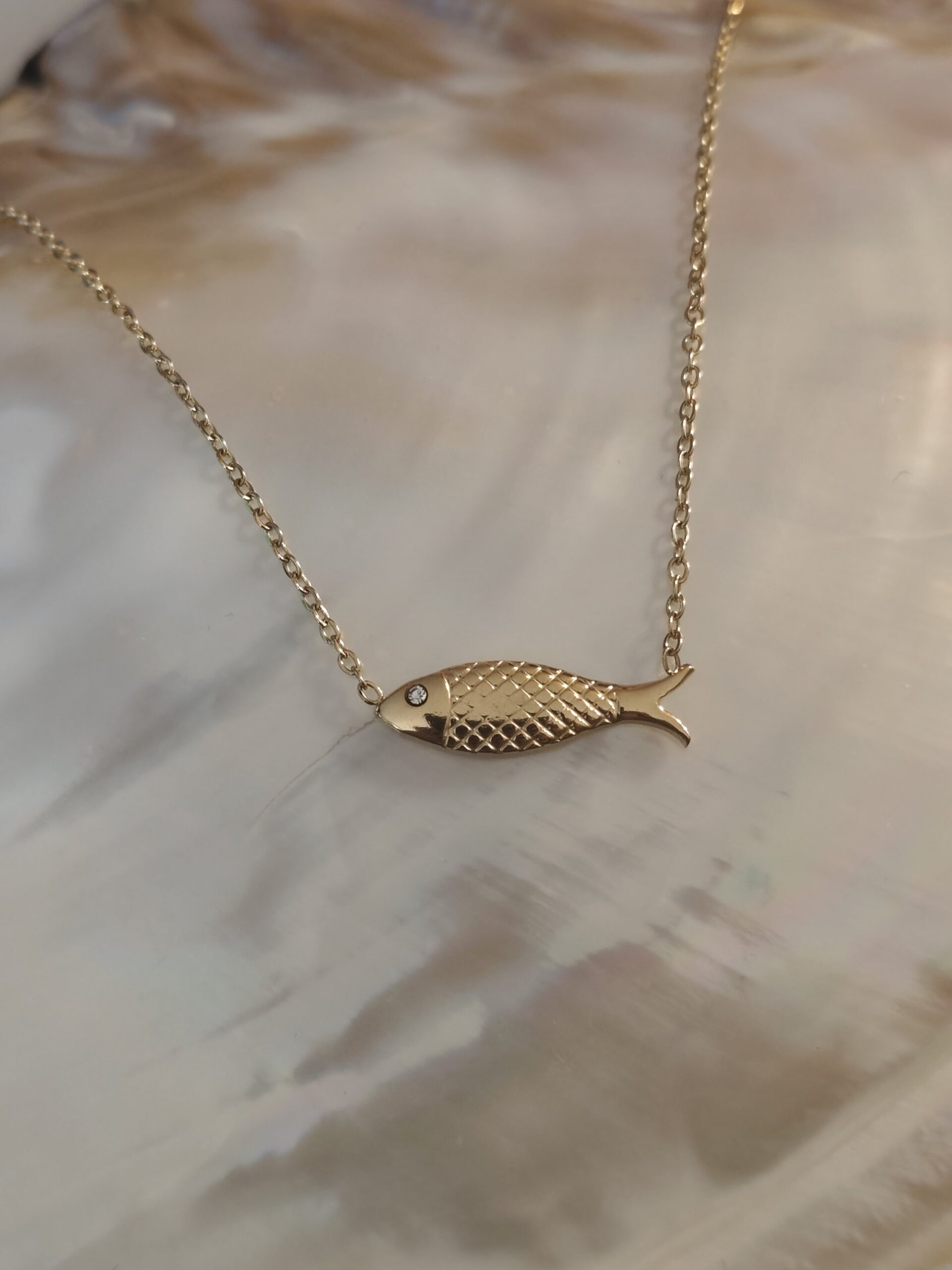 Collier poisson p'tit diams