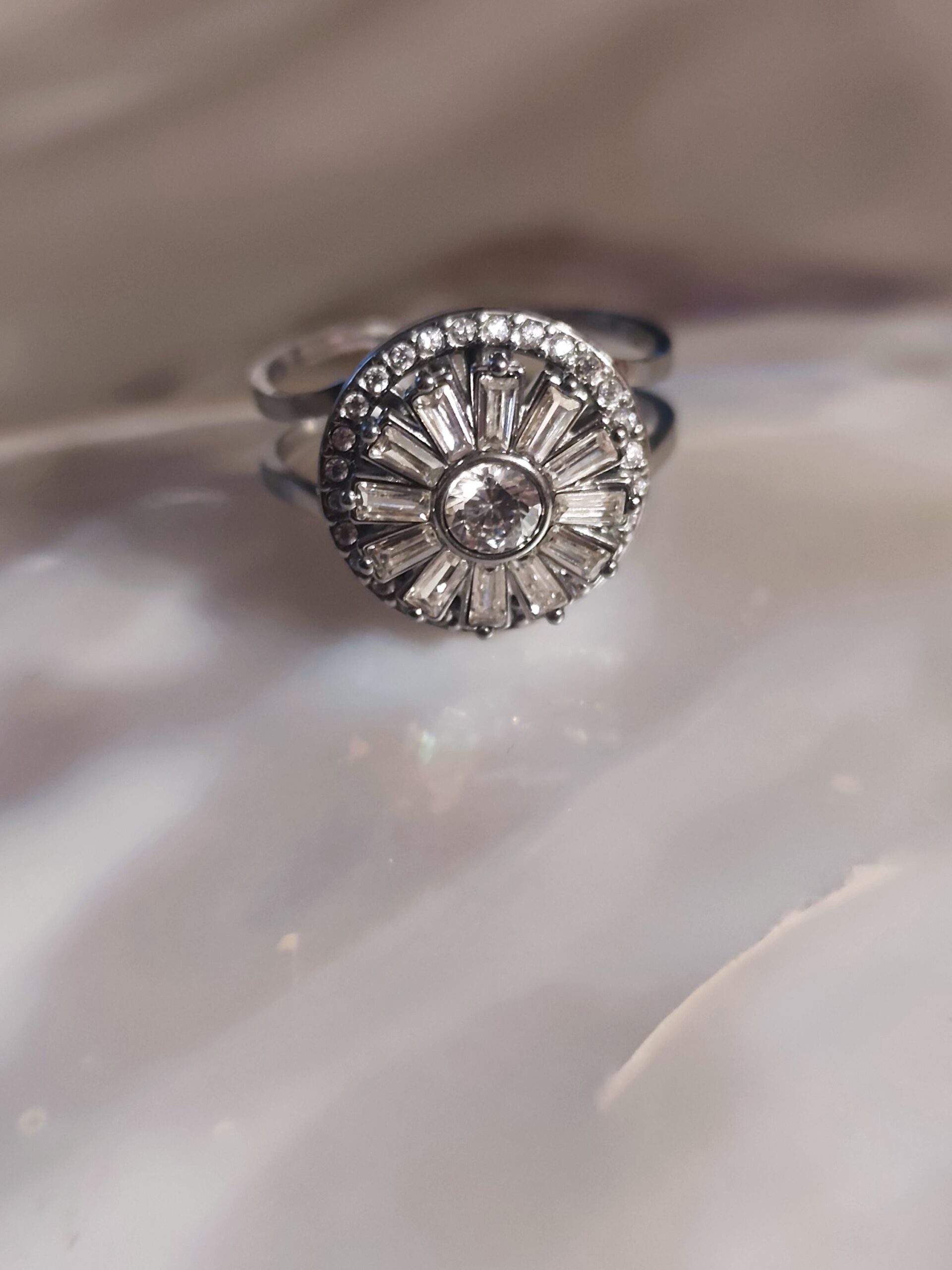 Bague marguerite anti stress