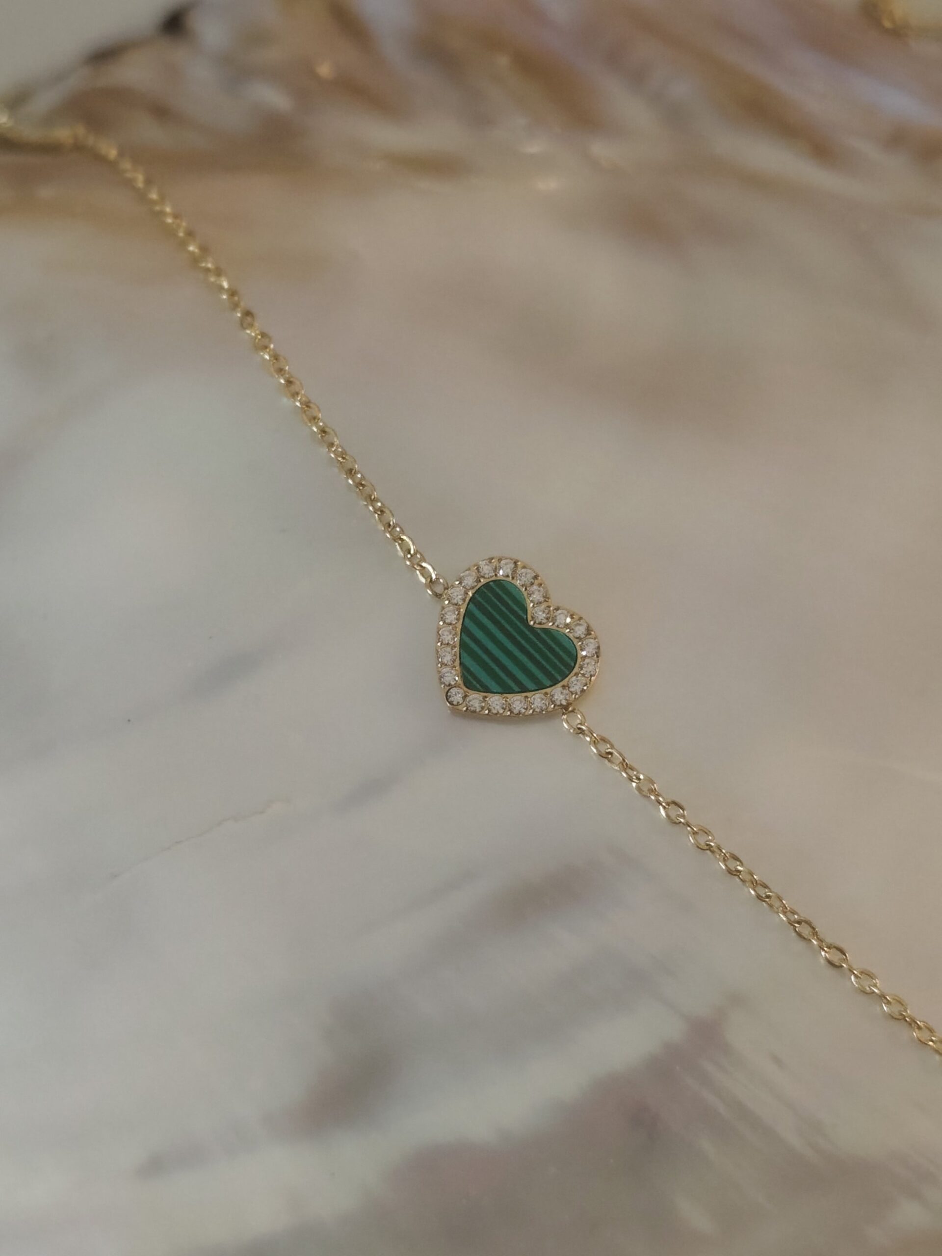 Bracelet coeur diams