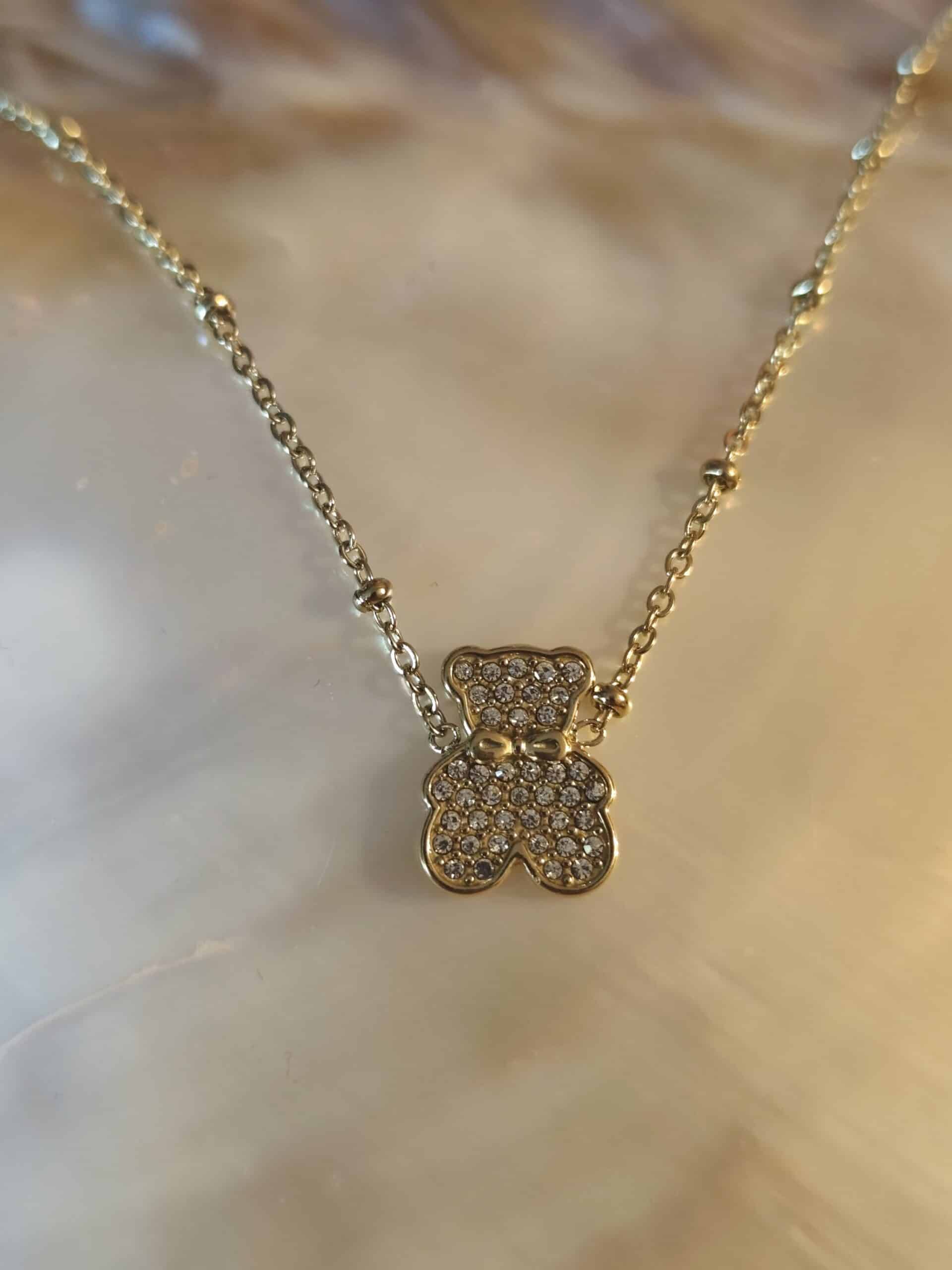 Collier nounours diams