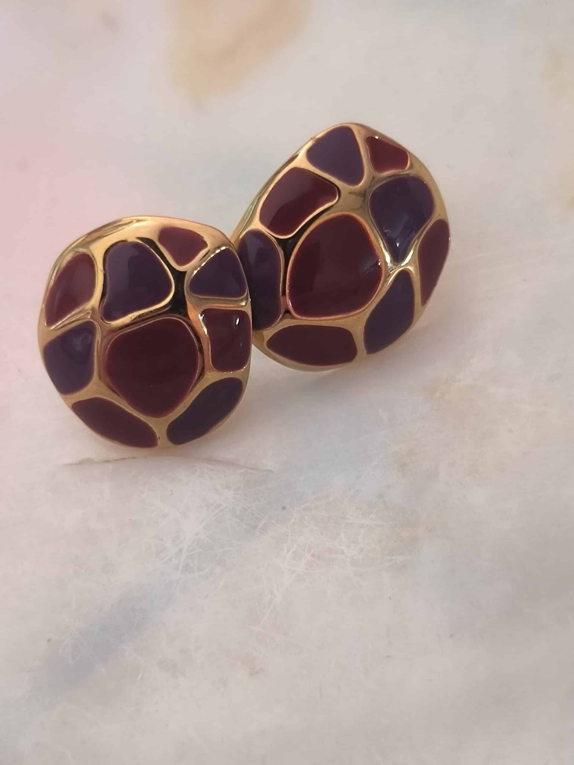 Boucle d'oreille Ruby