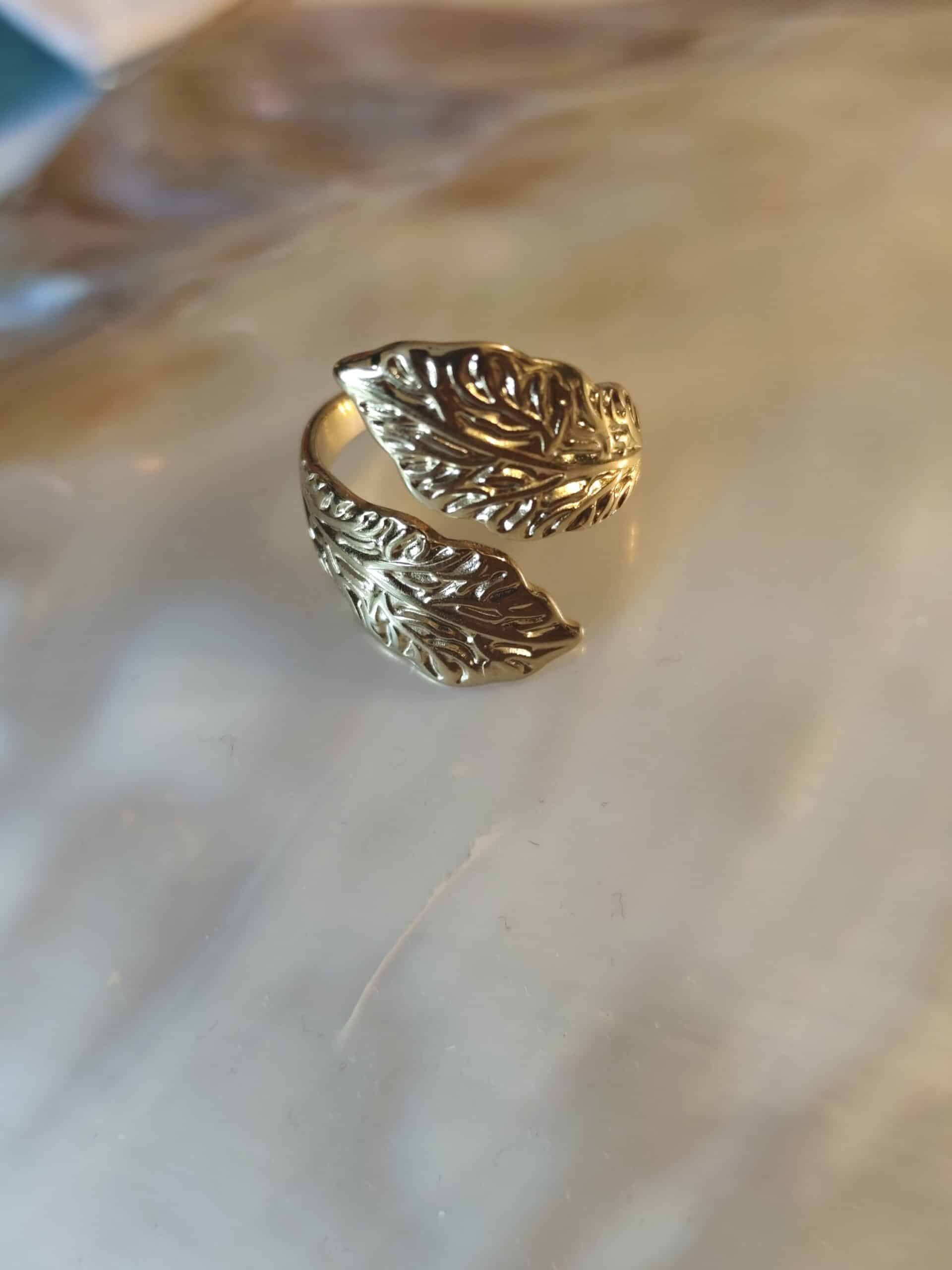 Bague feuille