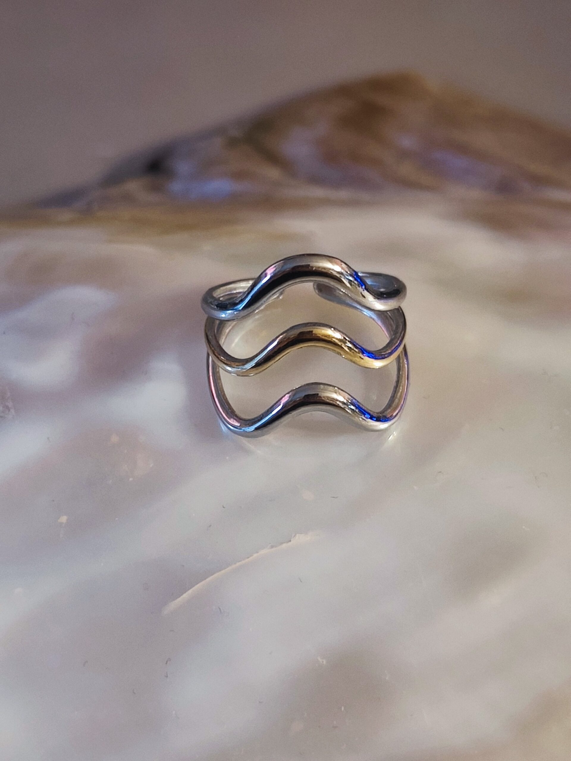 Bague bicolor