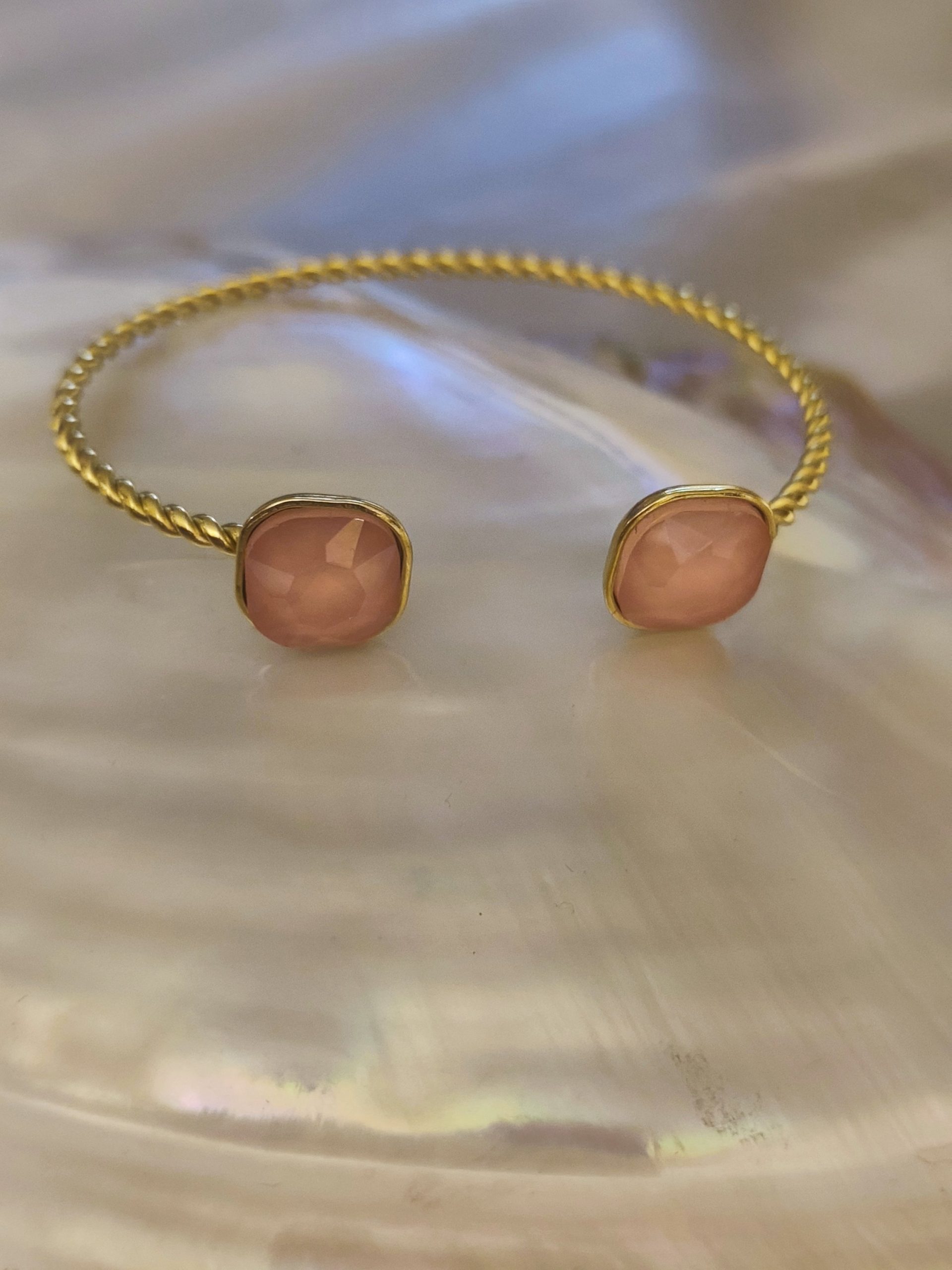Bracelet jonc carre