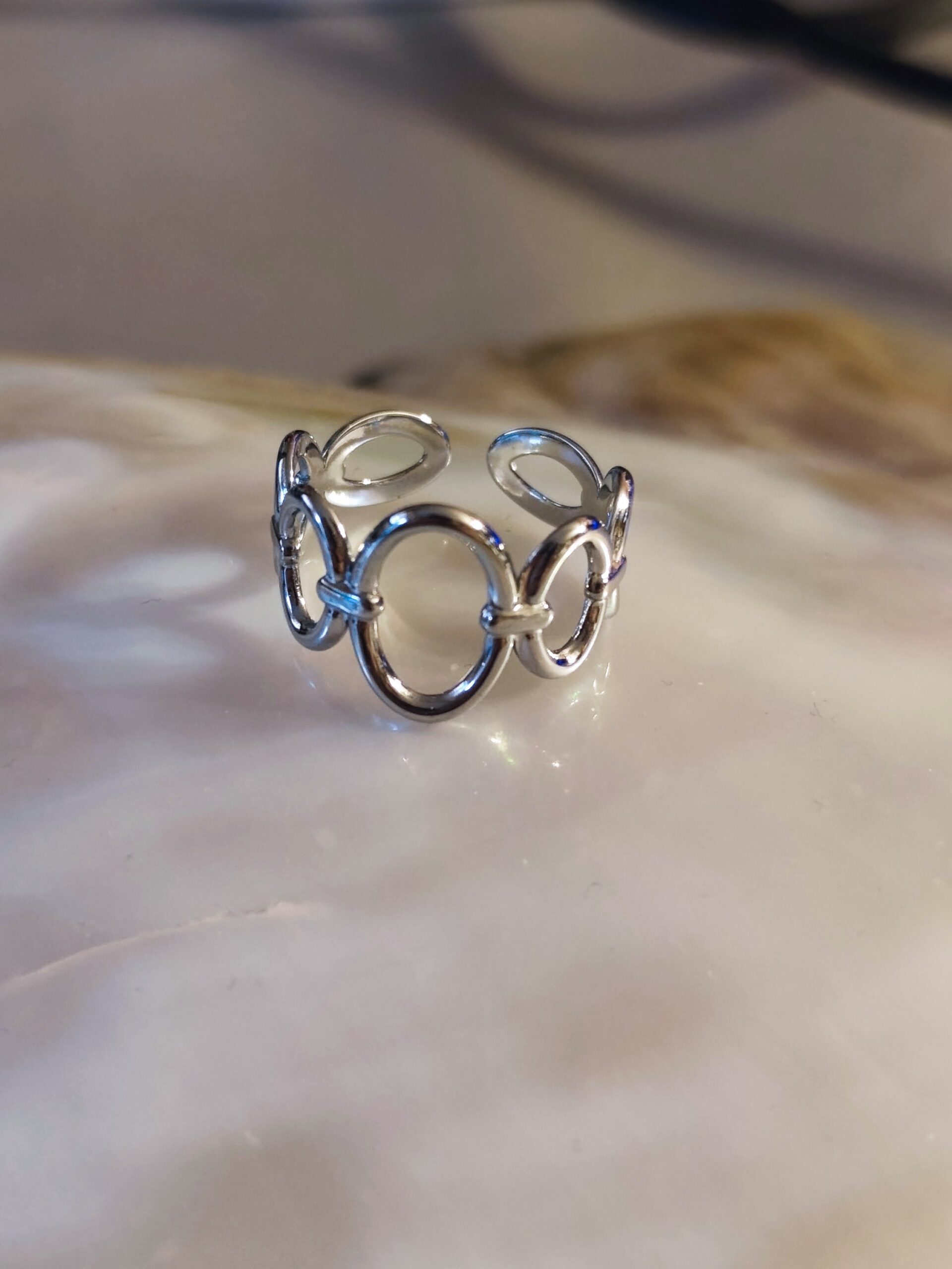 Bague multi ovale