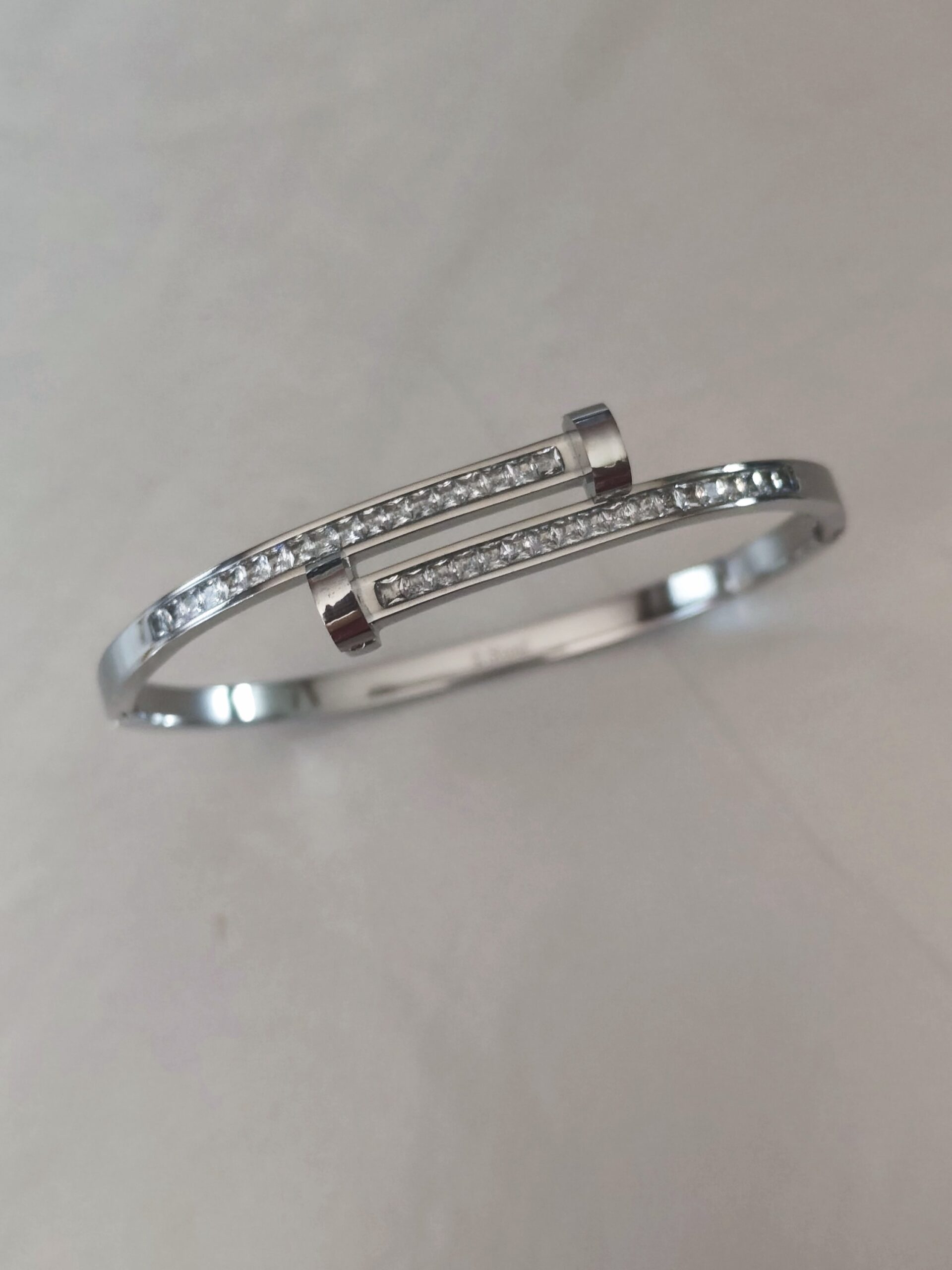 Bracelet jonc diams