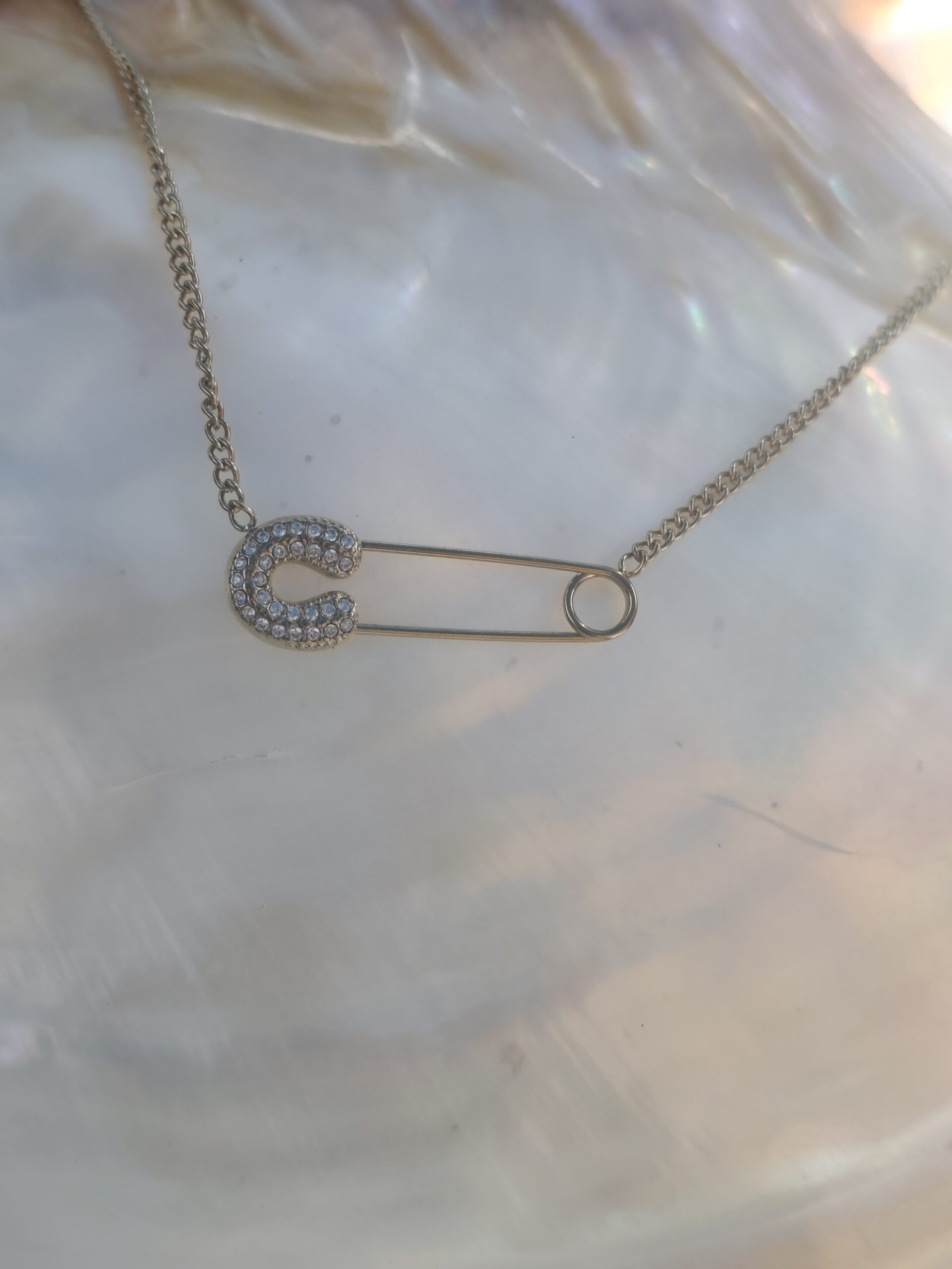 Collier épingle à nourrice diams