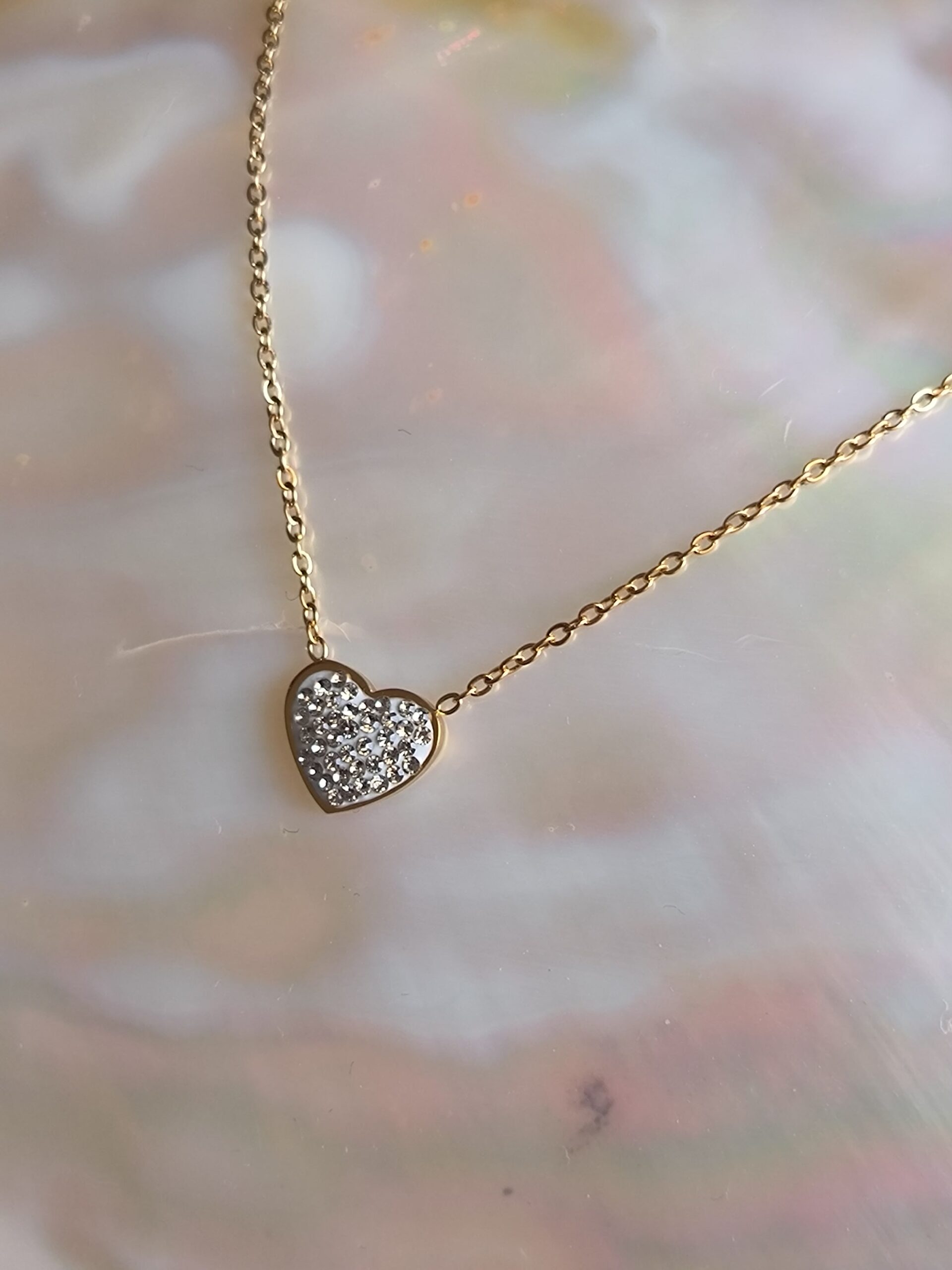 Collier ptit coeur diam's
