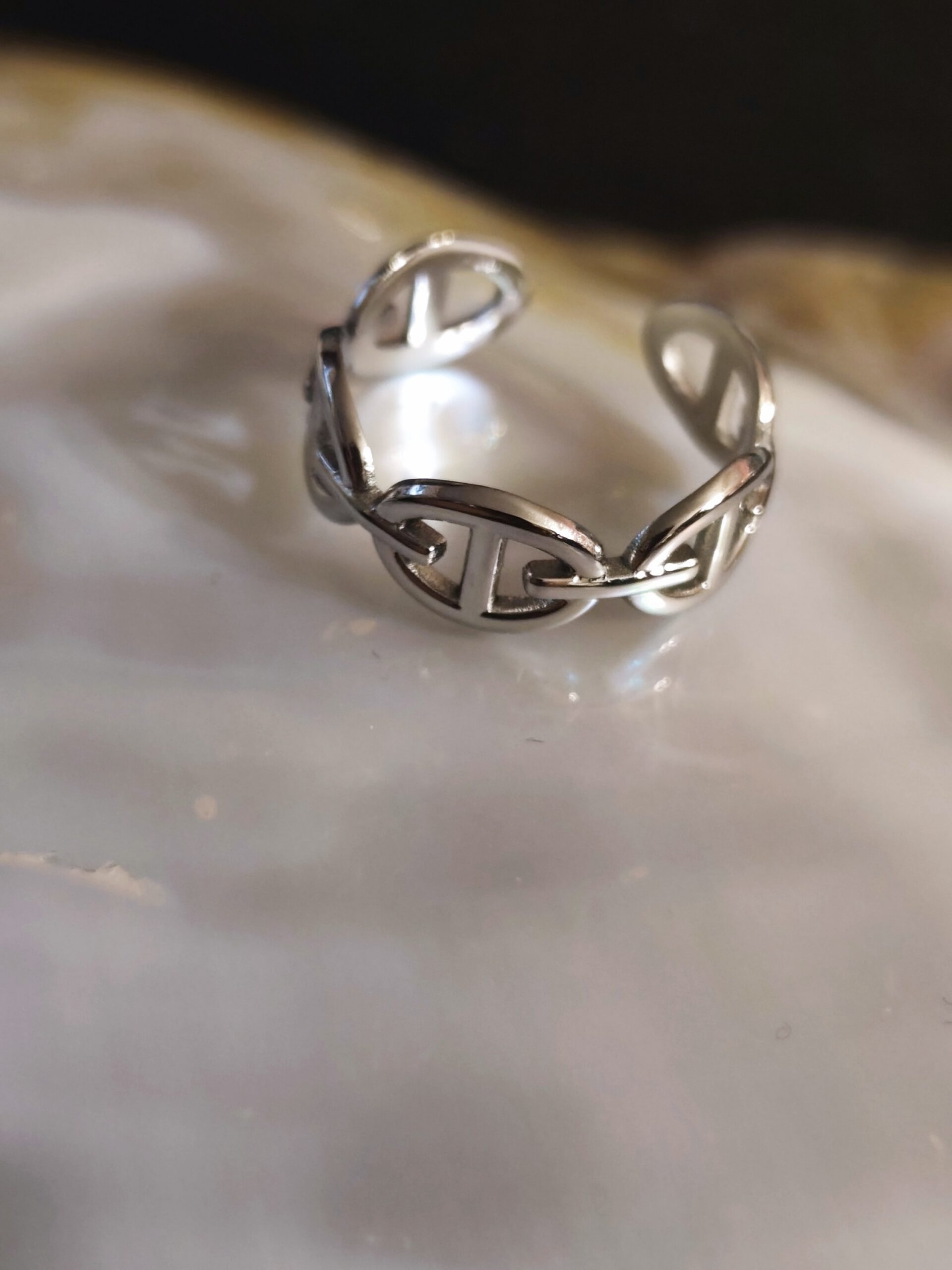 Bague multi ovale
